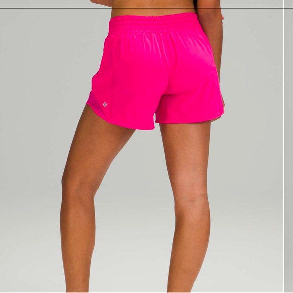 Lululemon Hotty Hot High-Rise Short 4" in Pink - Picture 3 of 9